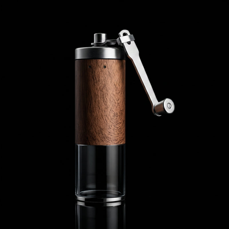Kafejnica Portable Wood & Stainless Steel Manual Coffee Grinder