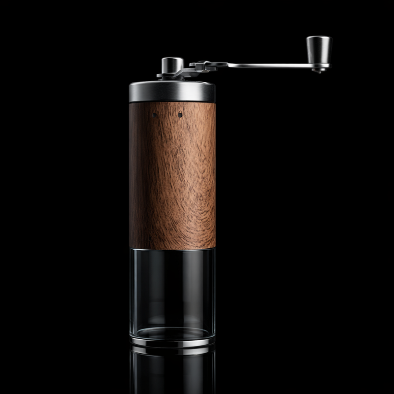 Kafejnica Portable Wood & Stainless Steel Manual Coffee Grinder