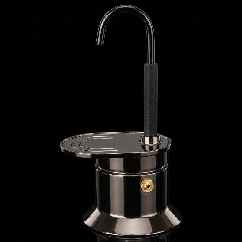 Kafejnica Single Cup Aluminum Moka Pot – Portable Stovetop Espresso Maker