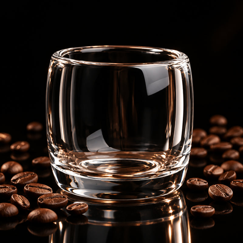 Kafejnica Crystal Glass Teacup – 100ml Thickened Round Cup