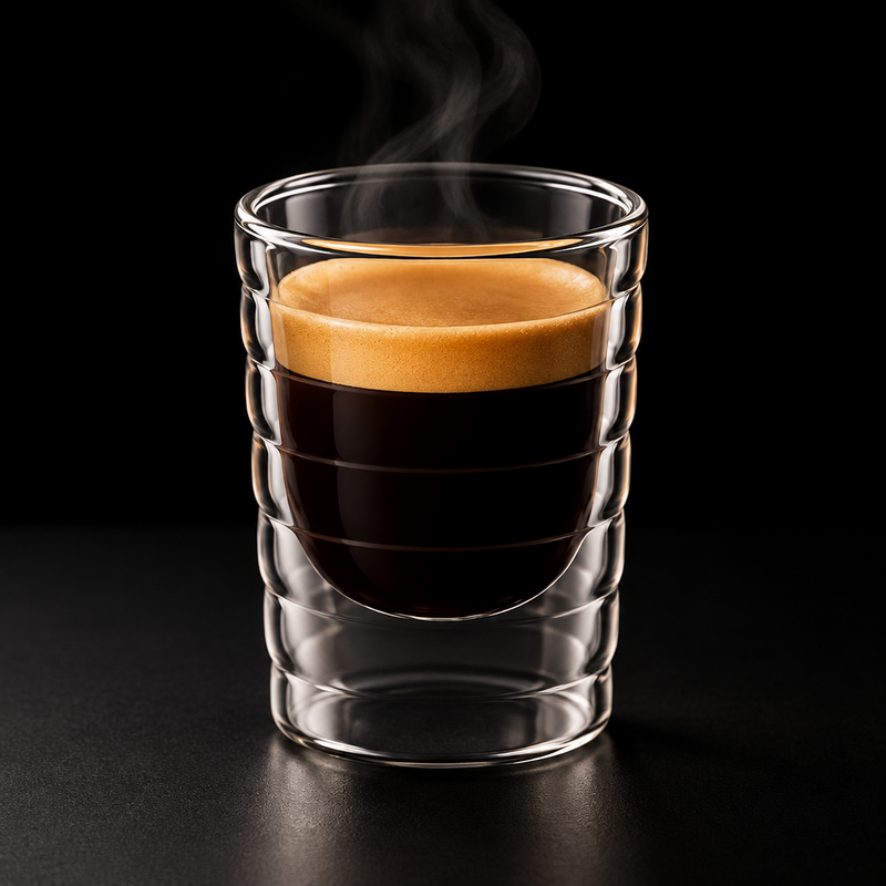 Kafejnica Double Wall Glass Cup – Insulated Espresso & Latte Cups (85ml, 150ml, 350ml)