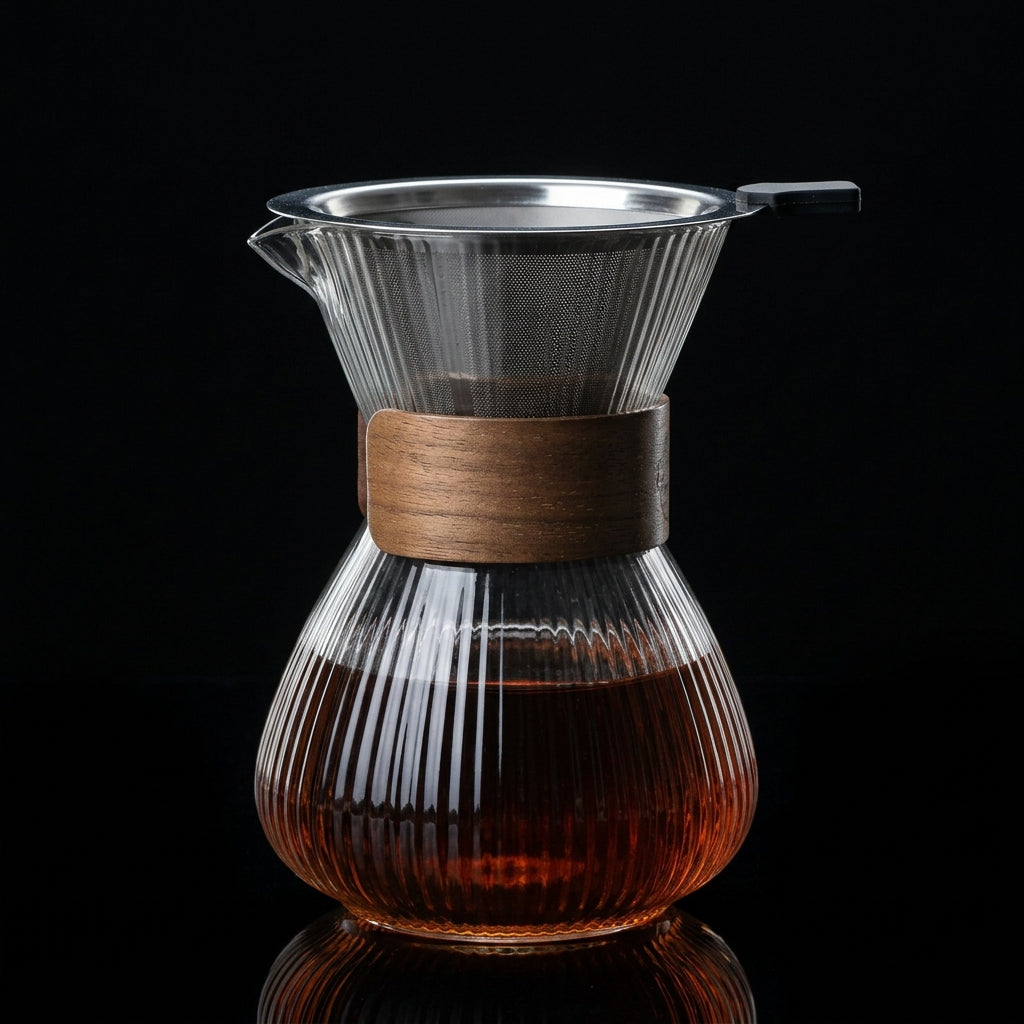 Kafejnica-KAF-JAR-06-2-pour-over-glass-coffee-sharing-pot-barista-filter-set