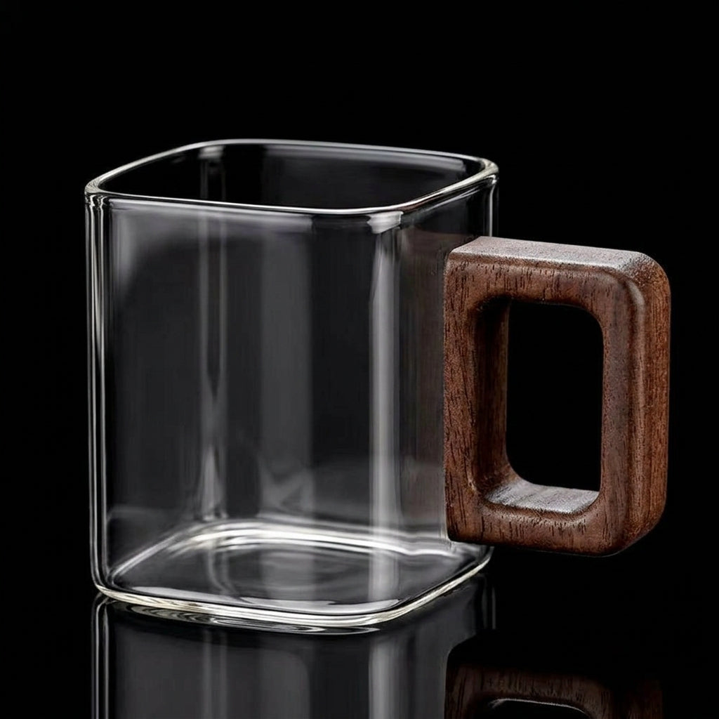 Kafejnica-KAF-TZA-04-3-minimalist-thick-glass-coffee-mug-with-wooden-handle-heat-resistant