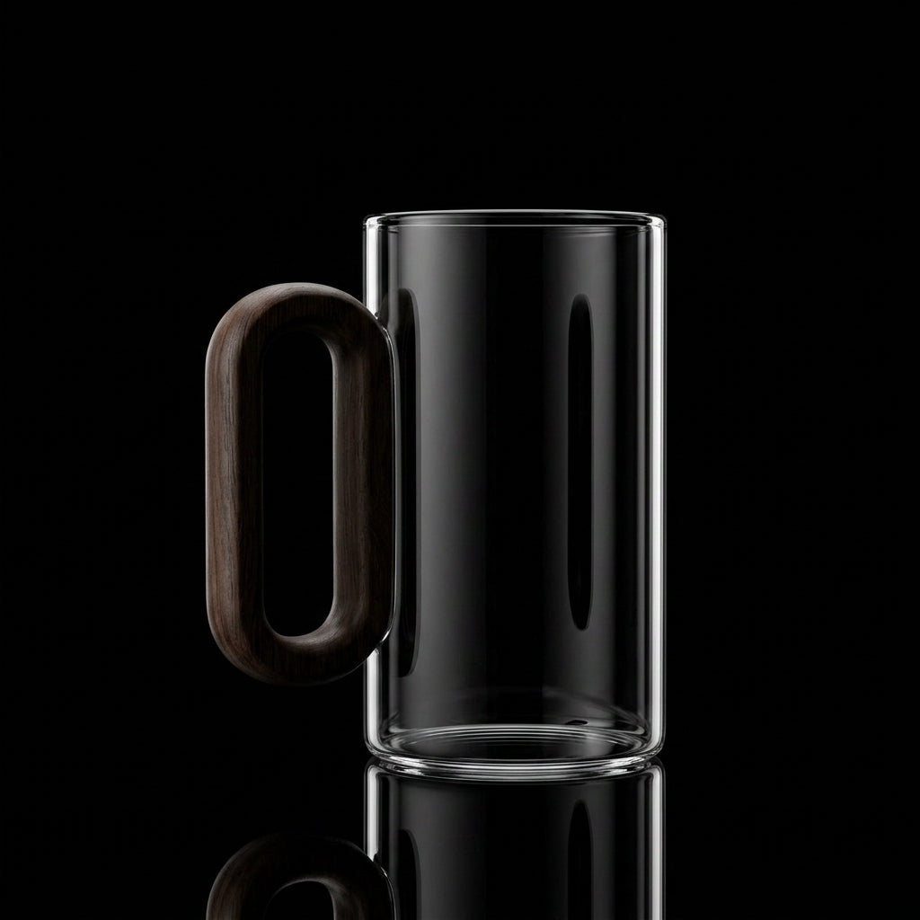 Kafejnica-KAF-TZA-12-4-borosilicate-glass-espresso-cup-with-walnut-wood-handle