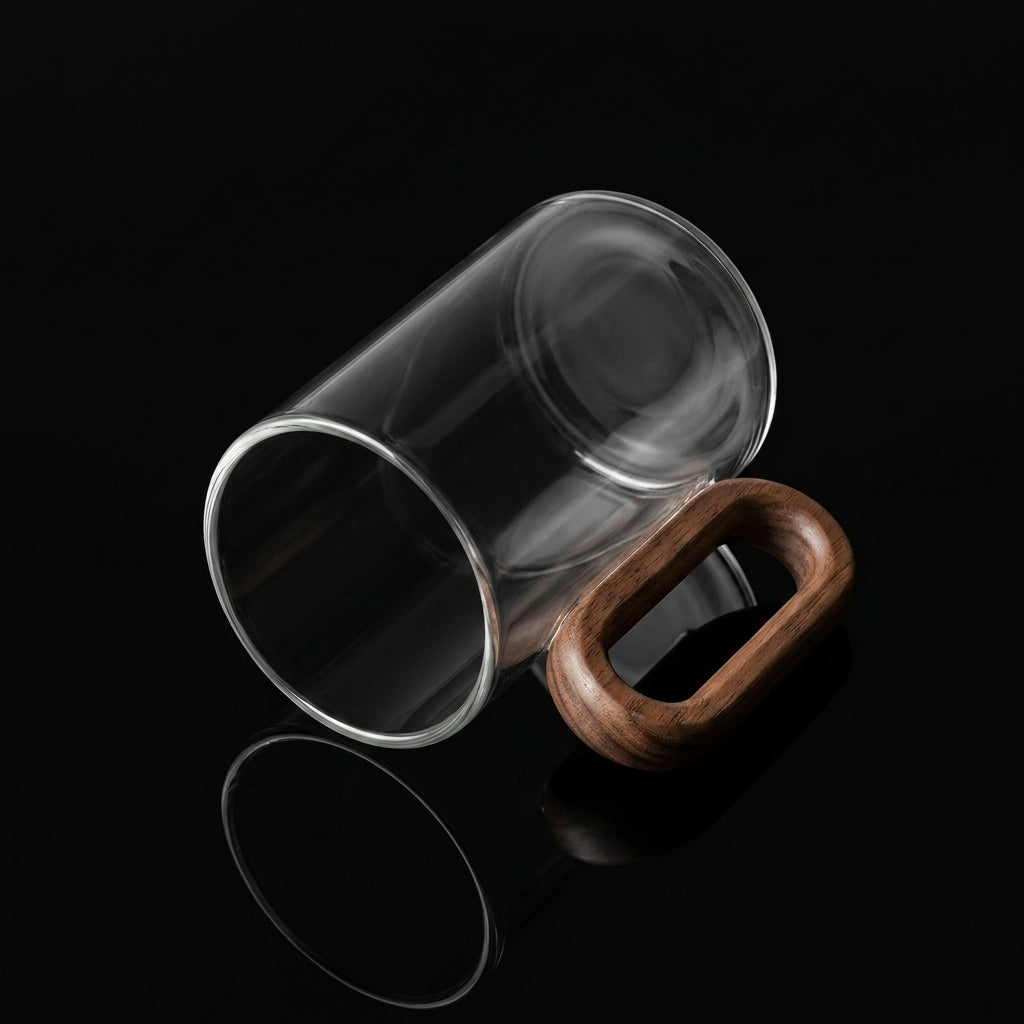 Kafejnica-KAF-TZA-12-5-borosilicate-glass-espresso-cup-with-walnut-wood-handle