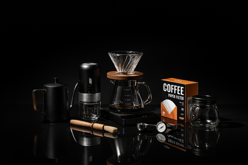 Kafejnica Complete Pour-Over Gift Set – 10-Piece Coffee Ritual Collection