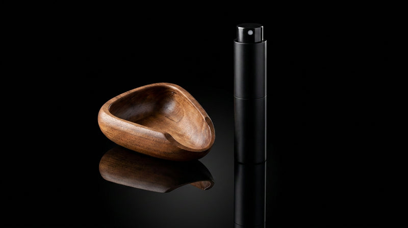 Kafejnica Wooden Coffee Bean Dosing Tray & Anti-Static Spray Bottle Set
