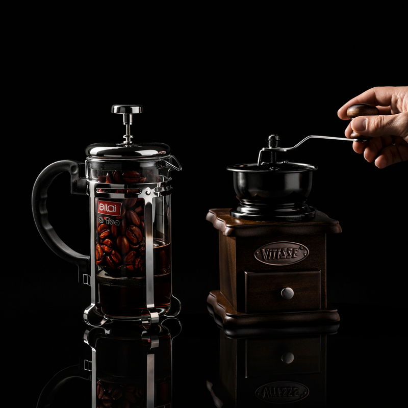Kafejnica Coffee Pot & Grinder Gift Set