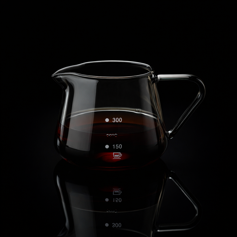 Kafejnica Ritual Collection — Smoky Grey Glass Coffee Server