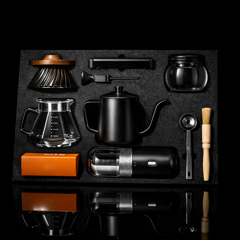 Kafejnica Complete Pour-Over Gift Set – 10-Piece Coffee Ritual Collection