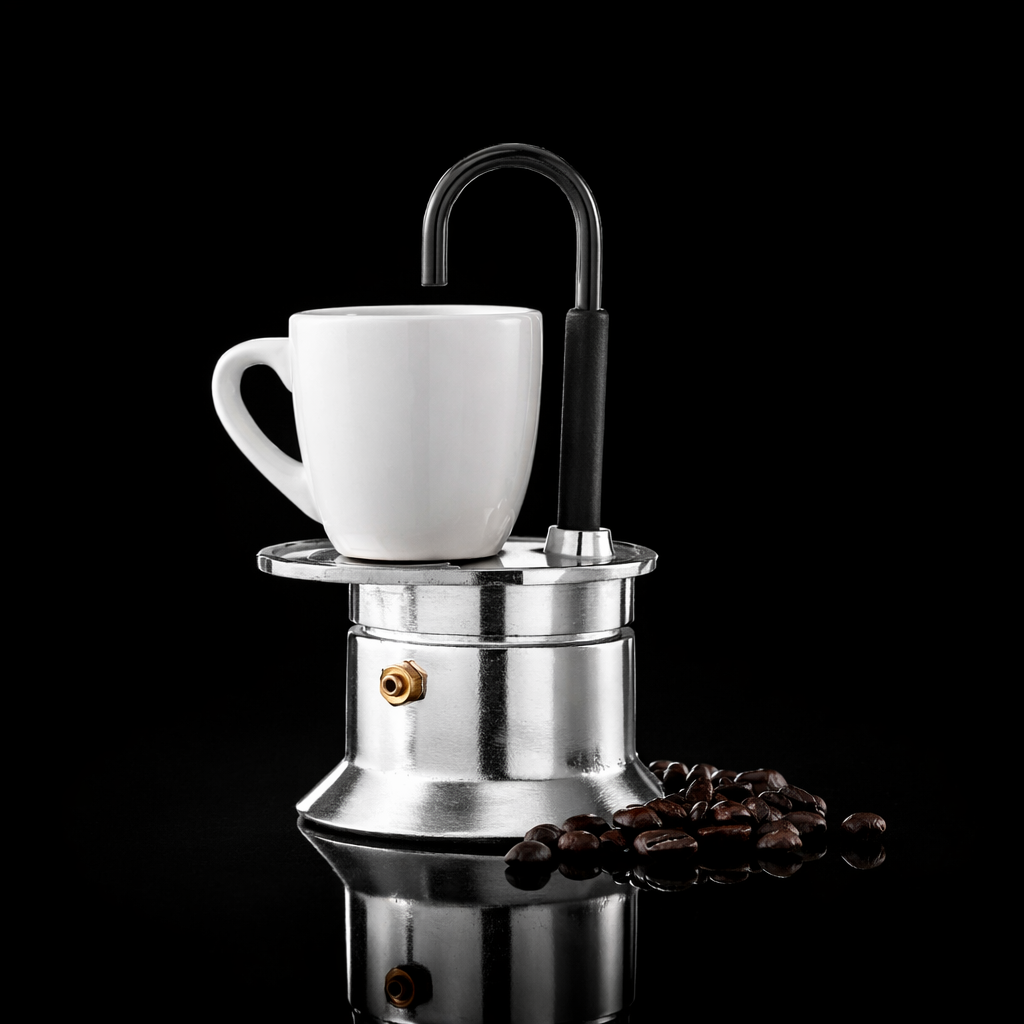 Kafejnica-KAF-CAF-C-4-7-single-cup-aluminum-moka-pot-portable-stovetop-espresso-maker