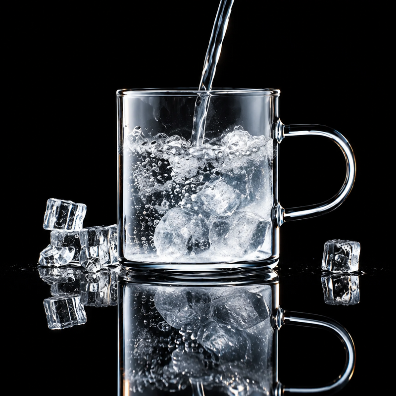 Kafejnica Glass Teacup Set – 100ml Heat-Resistant Cups (6 Pieces)