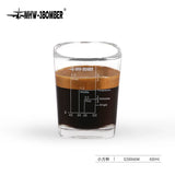 Kafejnica 60ml graduated glass espresso measuring cup with ounce scale