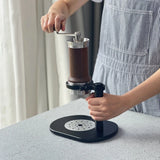 Kafejnica portable hand-cranked solid wood manual espresso machine