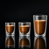 Kafejnica Double Wall Glass Cup – Insulated Espresso & Latte Cups (85ml, 150ml, 350ml)