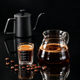 Kafejnica 60ml graduated glass espresso measuring cup set with ounce scale