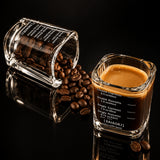 Kafejnica 60ml graduated glass espresso measuring cup set with ounce scale