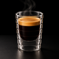 Kafejnica Double Wall Glass Cup – Insulated Espresso & Latte Cups (85ml, 150ml, 350ml)