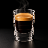 Kafejnica double wall insulated glass cup for espresso and latte