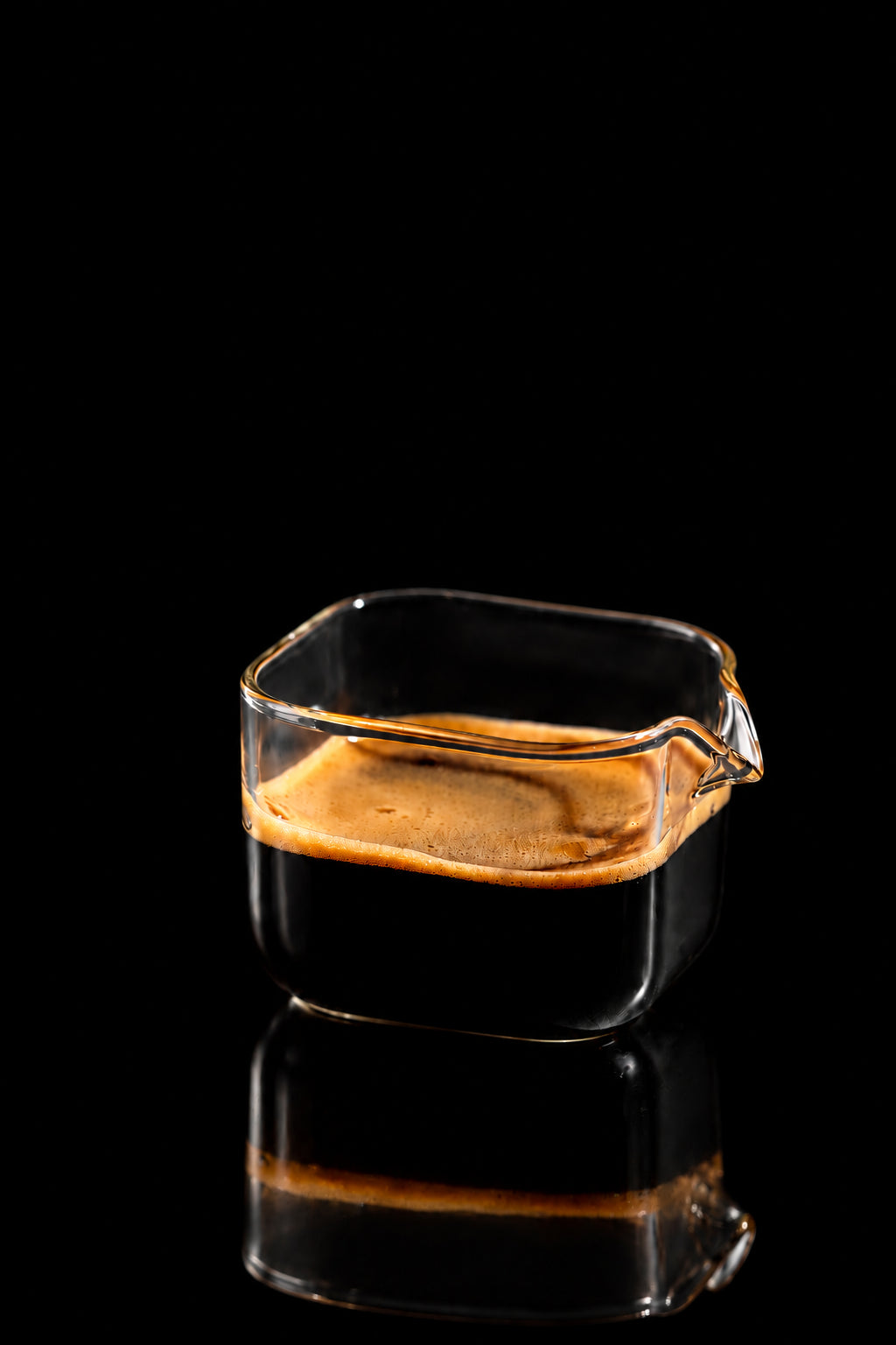 Kafejnica 80ml transparent espresso measuring glass with scale