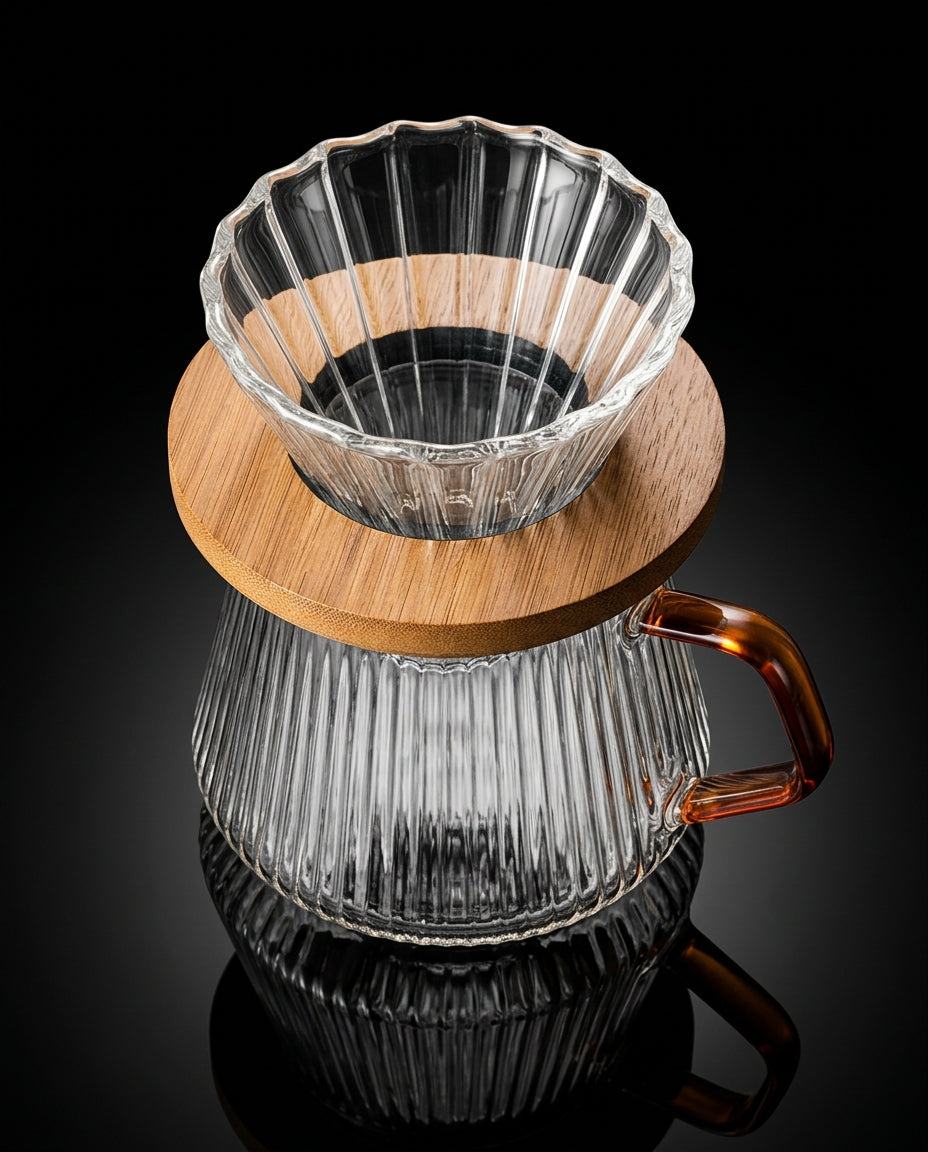 Kafejnica-KAF-CAF-C-1-4-pour-over-coffee-maker-borosilicate-glass-permanent-steel-filter